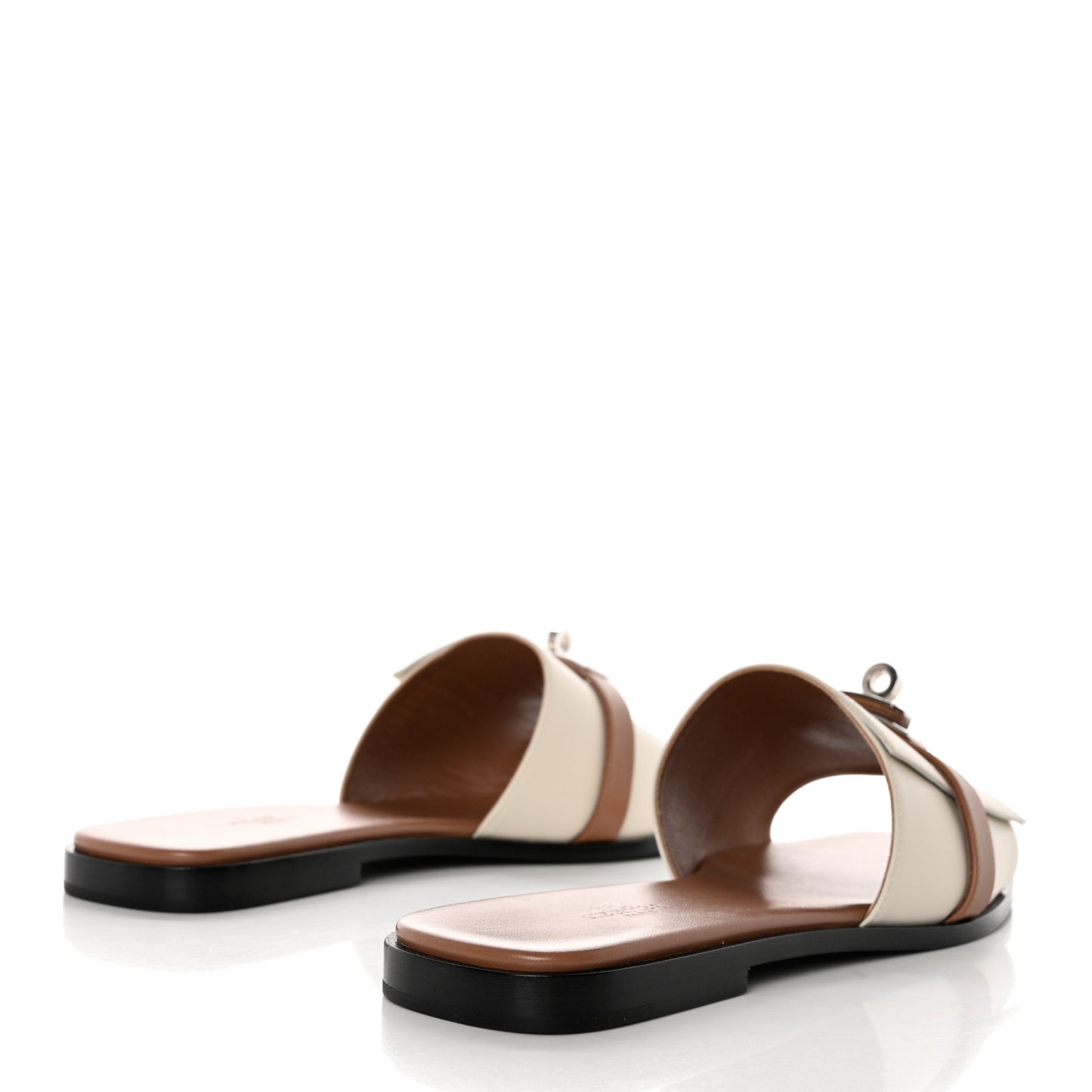 Calfskin Giulia Sandals 40 Beige Glaise Rose Perle