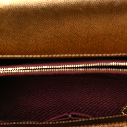 Chanel Metallic Caviar Quilted Small Coco Handle Flap Bronze 5 of 9