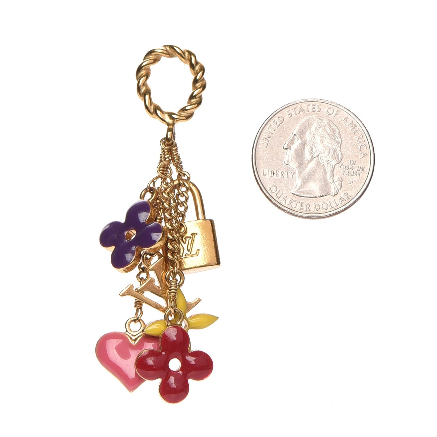 Sweet Monogram Pendant Multicolor