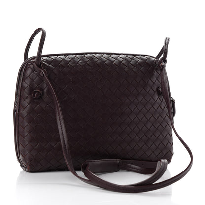 Bottega Veneta Nappa Intrecciato Nodini Crossbody Messenger Aubergine 3 of 10