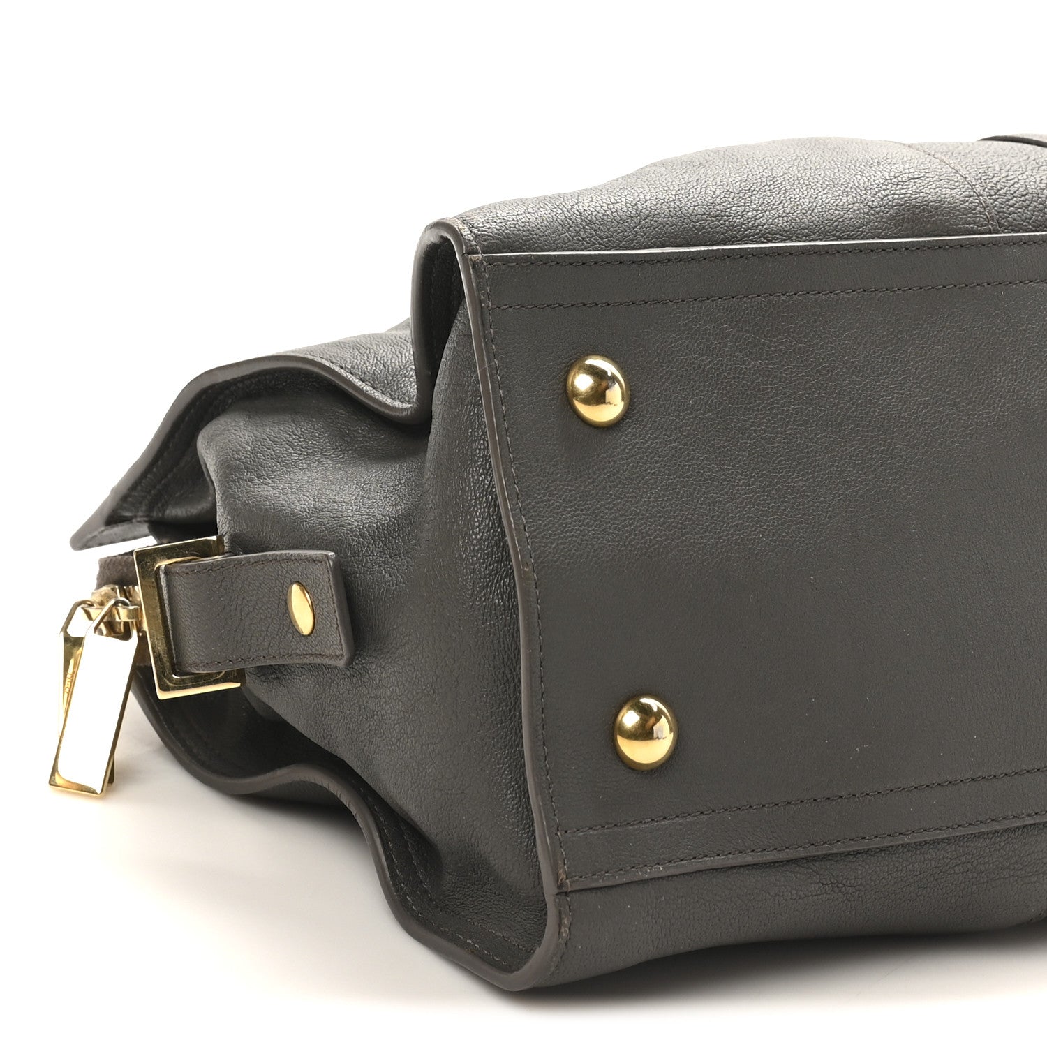 Saint Laurent Sheepskin Small Cabas ChYc Grey 9 of 10