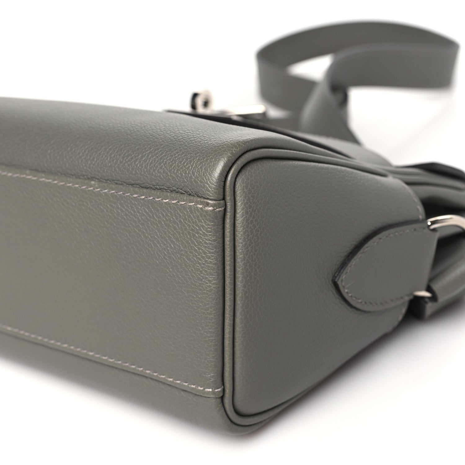 Hermes Evercolor Kelly Messenger PM Gris Meyer 1548020 – FASHIONPHILE