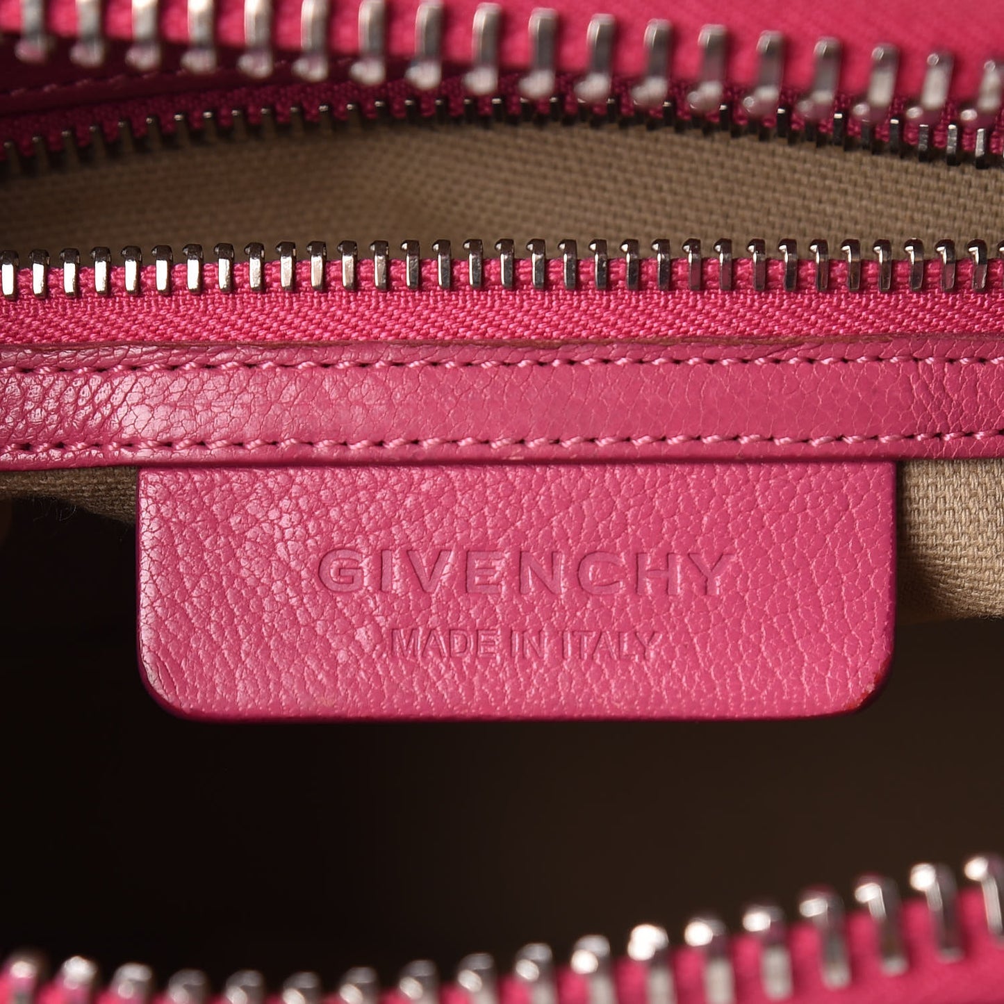 Sugar Goatskin Mini Antigona Magenta
