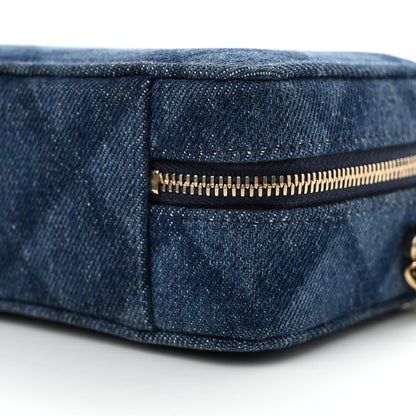 Chanel Printed Denim CC Camera Case Blue 10 of 10