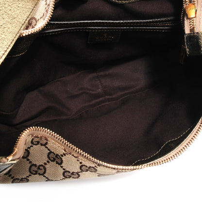 Gucci Monogram Bamboo Ring Hobo Metallic 5 of 7