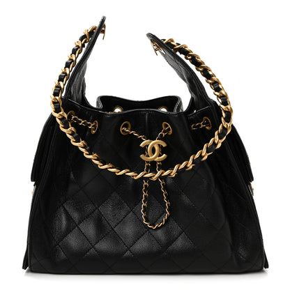 Chanel Caviar Quilted Small Chanel 25 Handbag Black 1 of 10