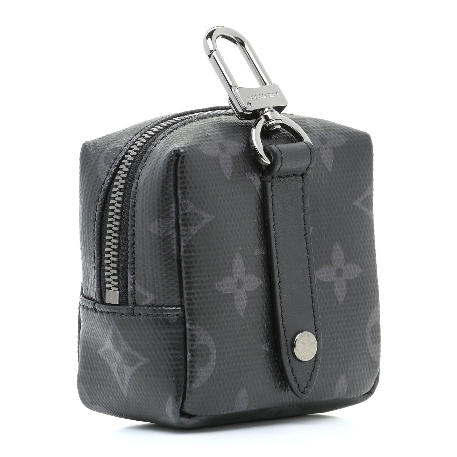 Louis Vuitton Monogram Eclipse Rainbow Box Pouch Bag Charm Key Ring 2 of 9