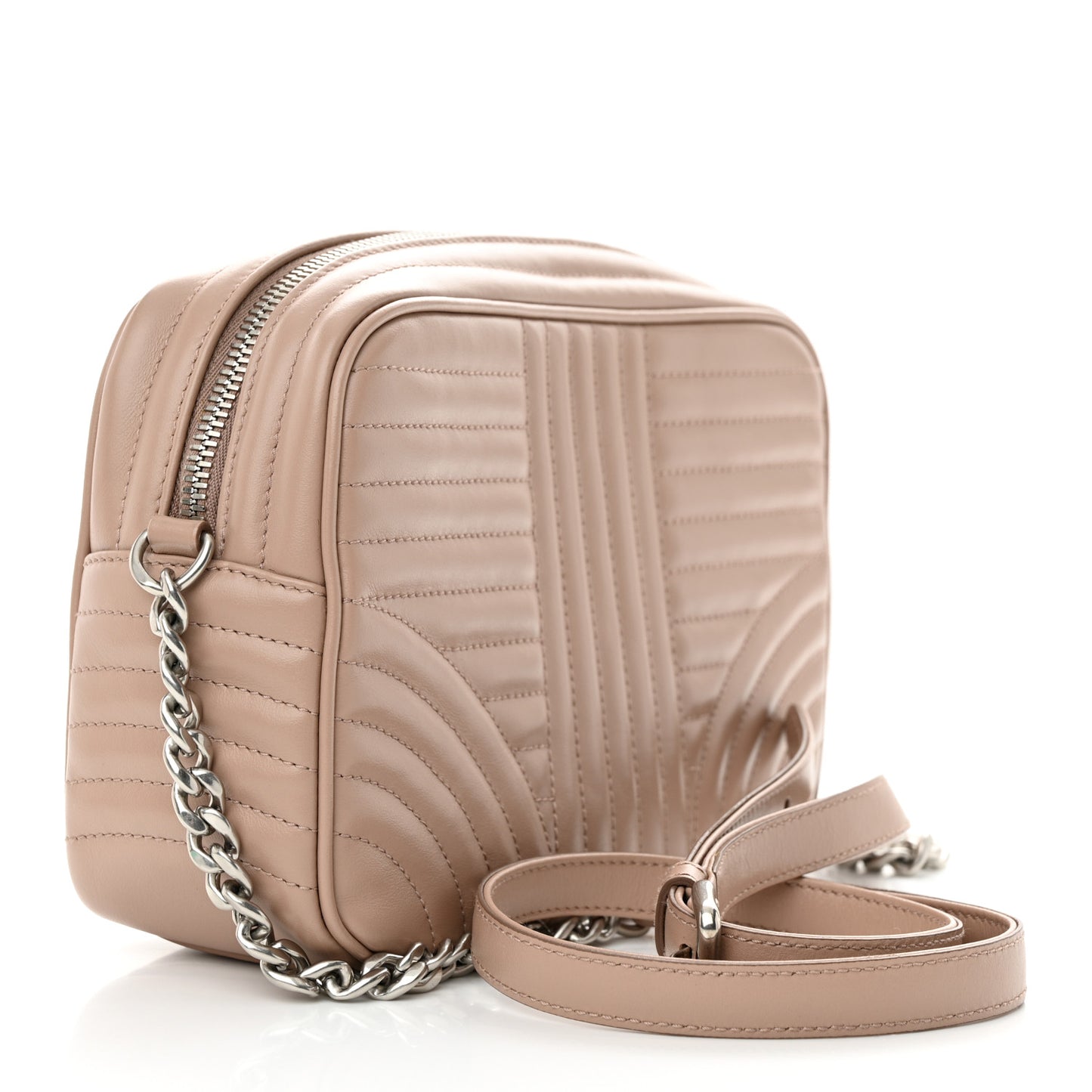 Soft Calfskin Diagramme Camera Bag Cipria
