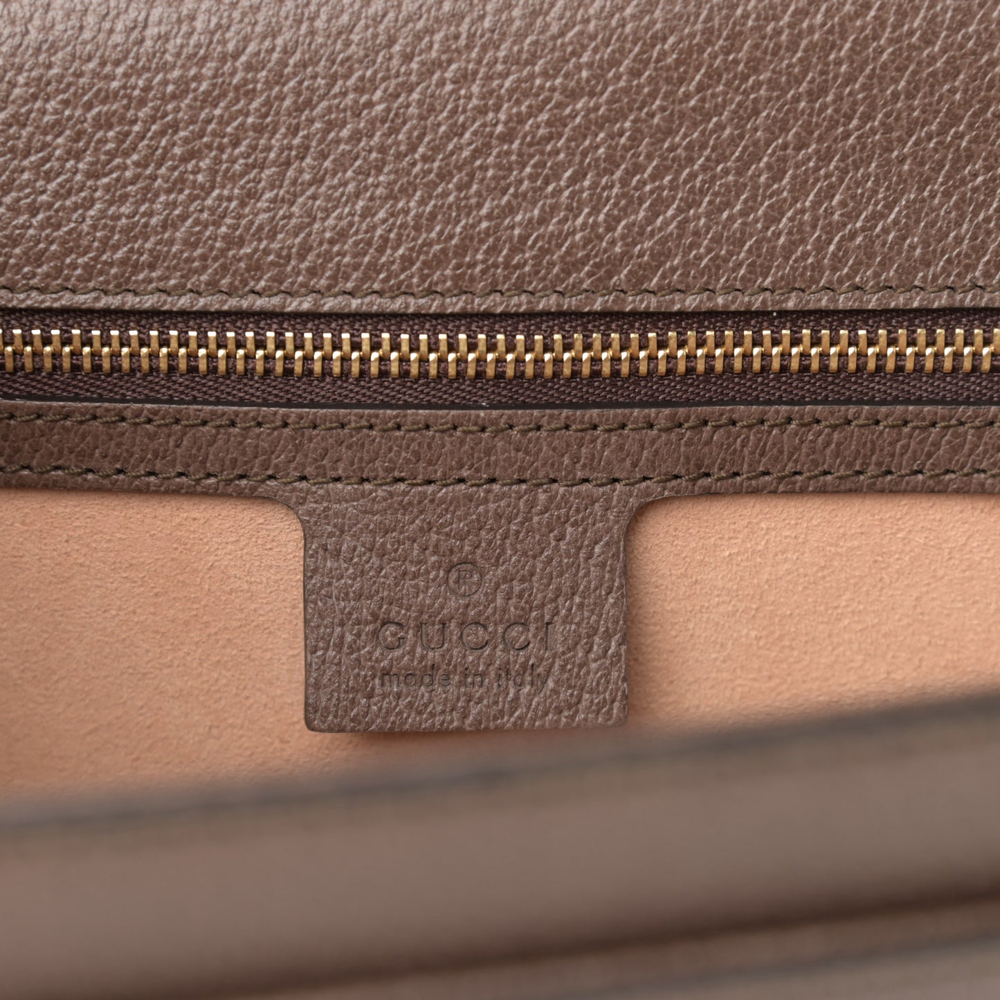 GG Supreme Monogram Web Small Ophidia Flap Messenger Bag Brown