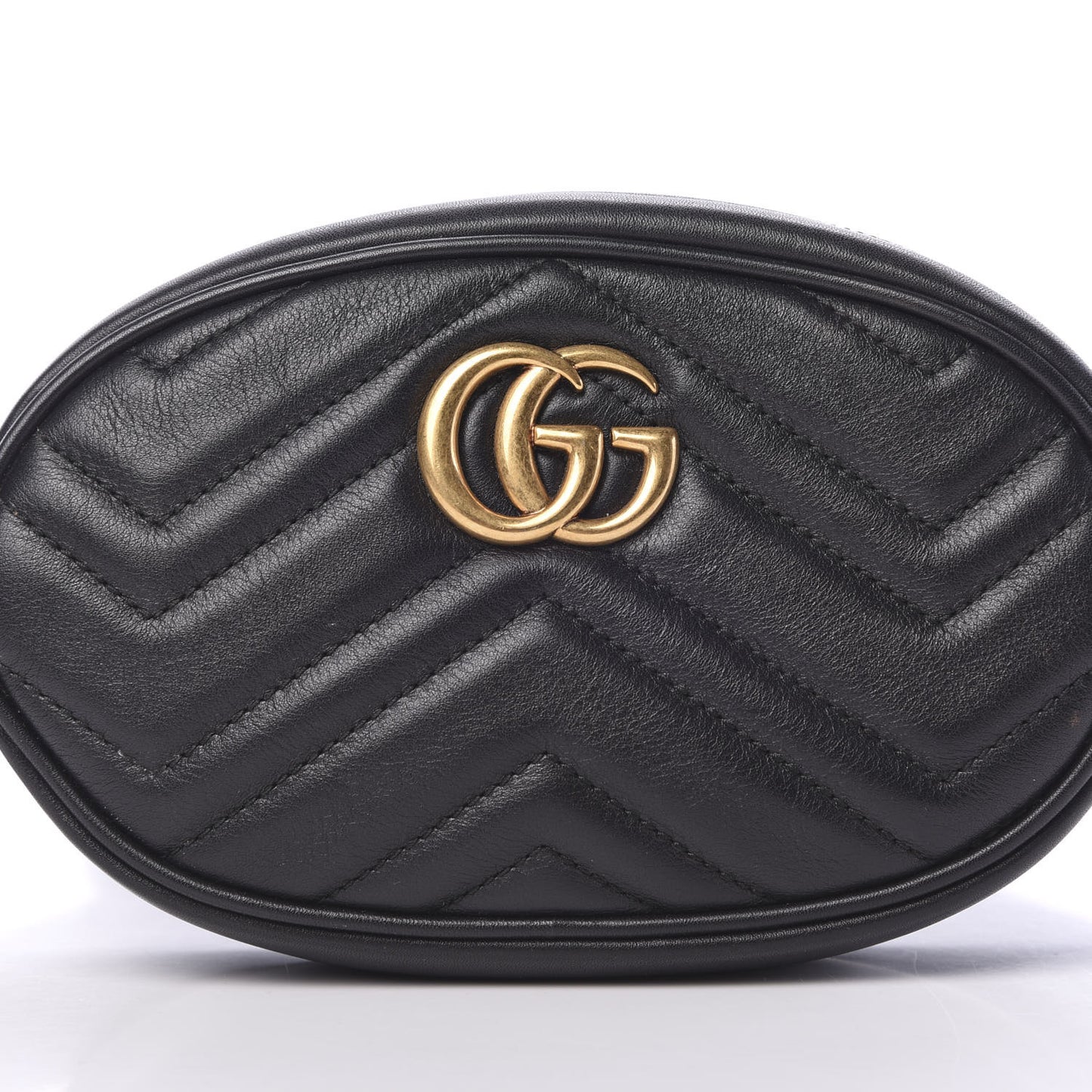 Calfskin Matelasse GG Marmont Belt Bag 105 42 Black