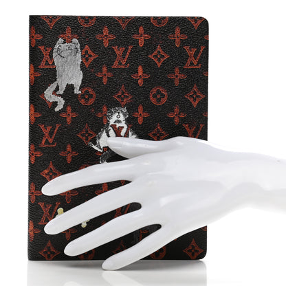 Louis Vuitton Catogram Clemence Notebook MM Marron 2 of 7