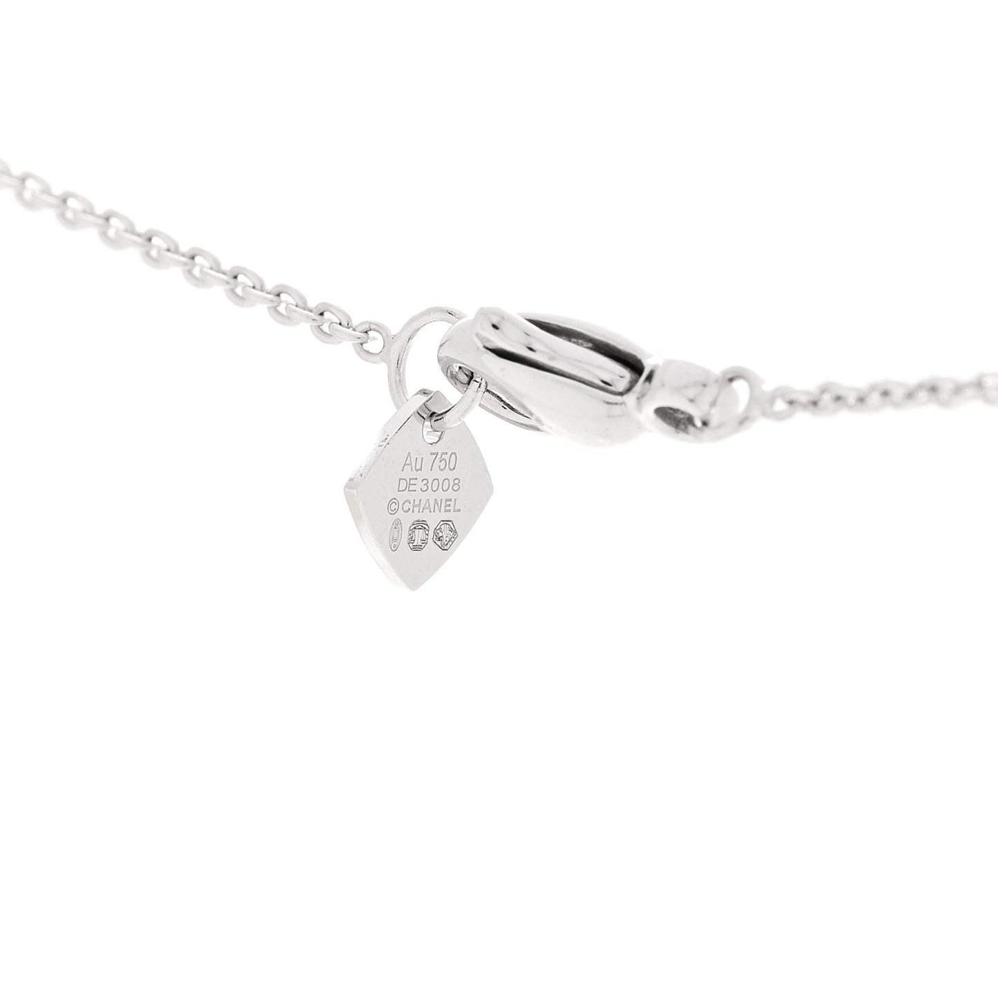 18K White Gold Coco Crush Pendant Necklace