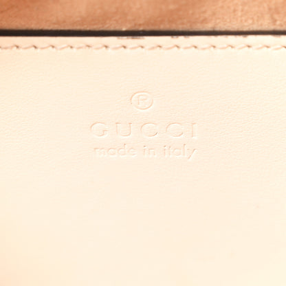 Gucci Calfskin Matelasse Small GG Marmont Chain Shoulder Bag White 6 of 11