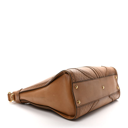 Gucci Calfskin Duilio Brogue Hobo Honey 4 of 12