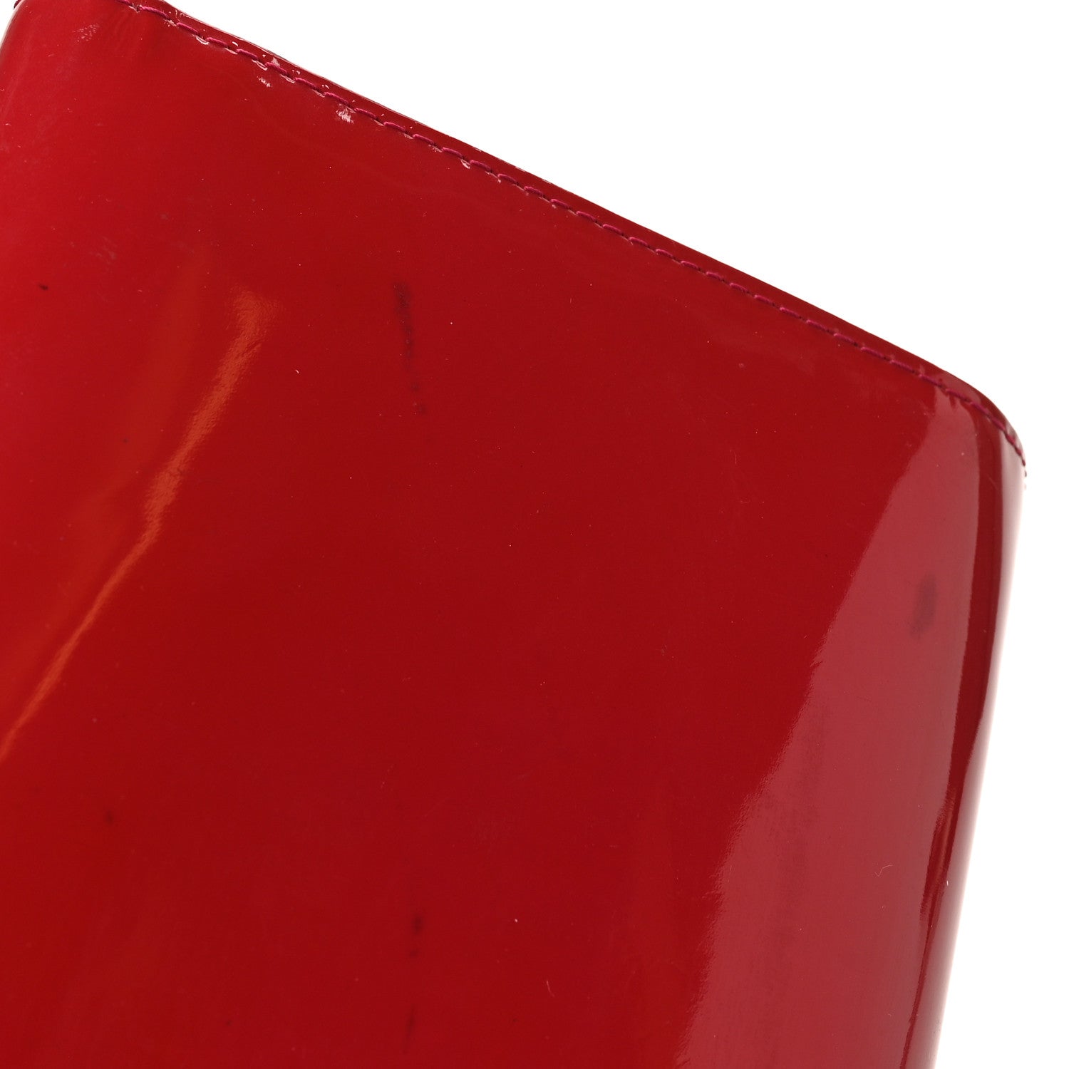 Louis Vuitton Patent Louise Clutch Rose Indien 8 of 8