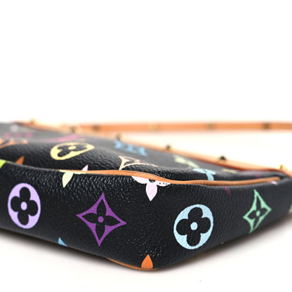 Louis Vuitton Monogram Multicolor Pochette Accessories Black 9 of 10