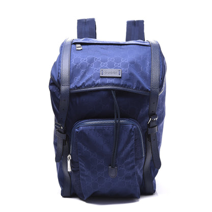 Gucci Nylon Monogram Medium Light Double Buckle Backpack Tide 1 of 9