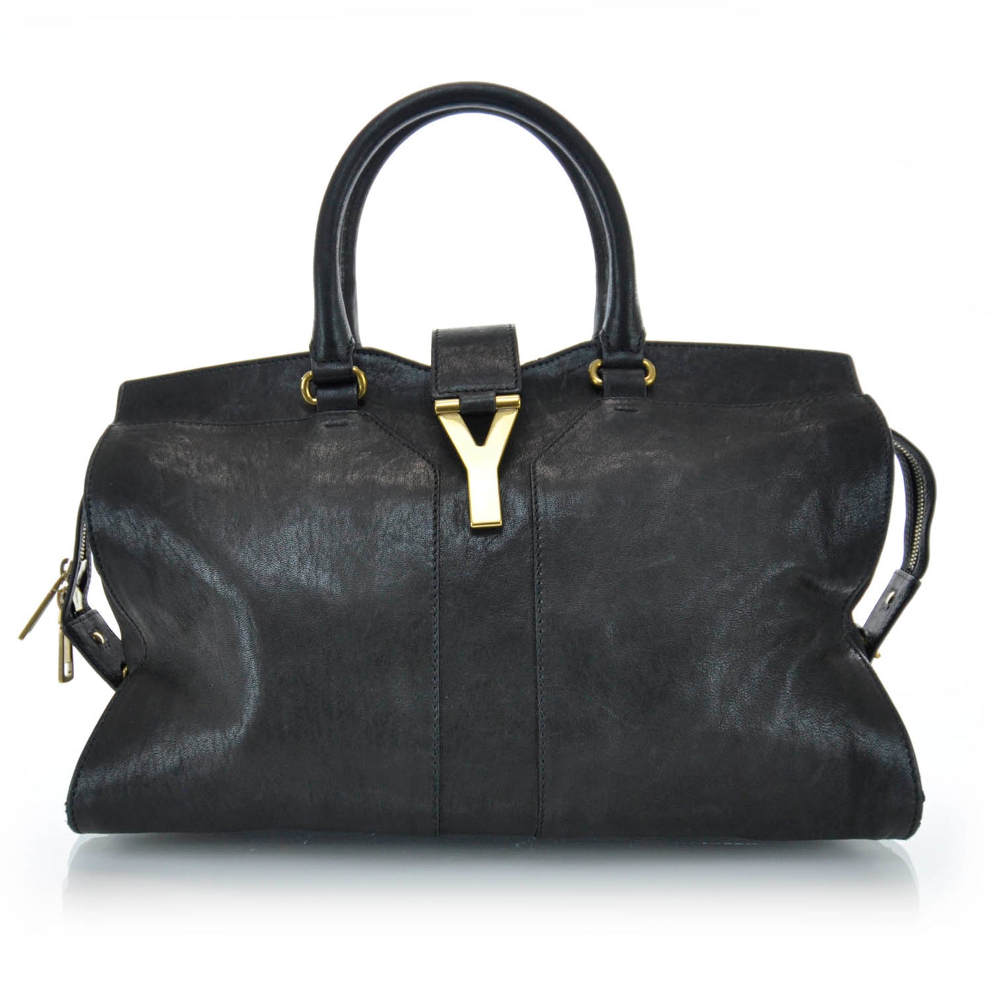 Leather Medium Cabas Chyc Black