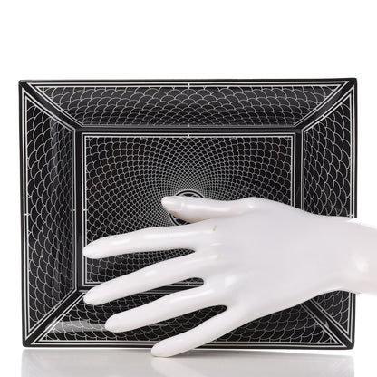 Hermes Porcelain H Deco Change Tray 2 of 5