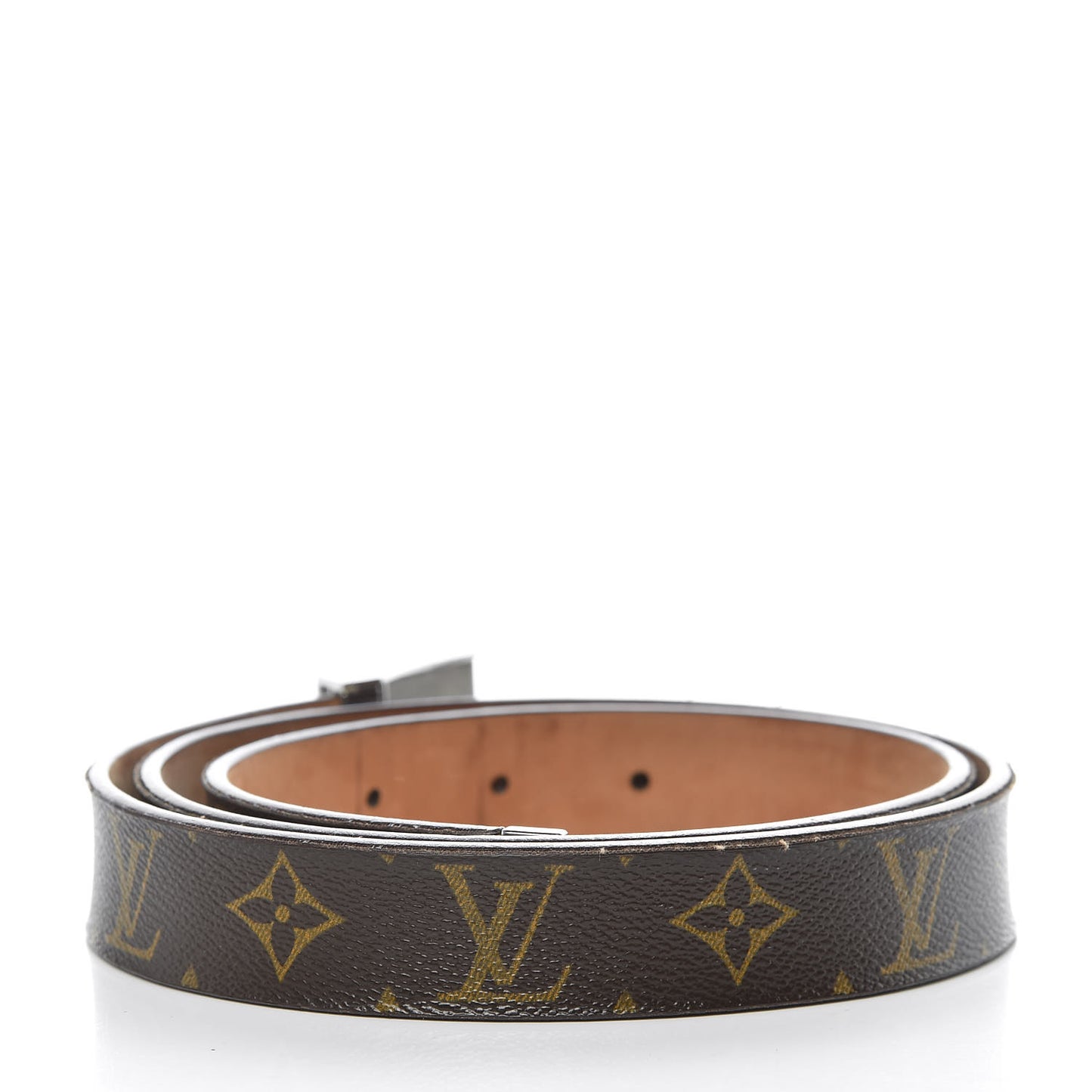 Monogram Ceinture Belt Silver Buckle 44 110