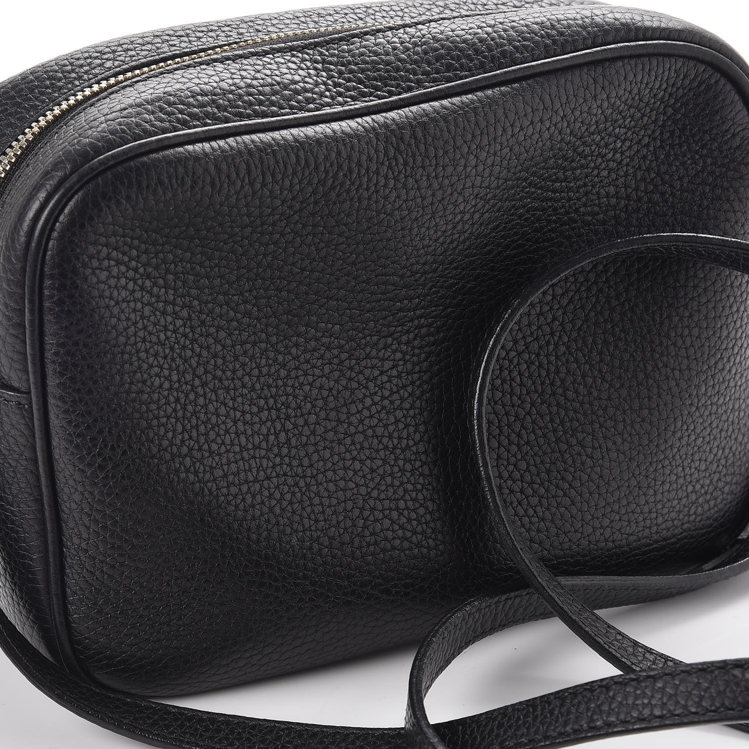 Gucci Pebbled Calfskin Small Soho Disco Bag Black 8 of 11