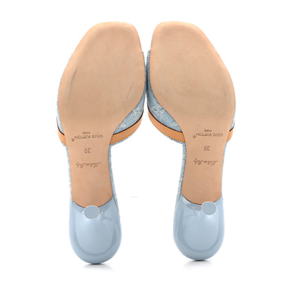 Louis Vuitton Denim Monogram Neo Revival Mules 39 Light Blue 6 of 13