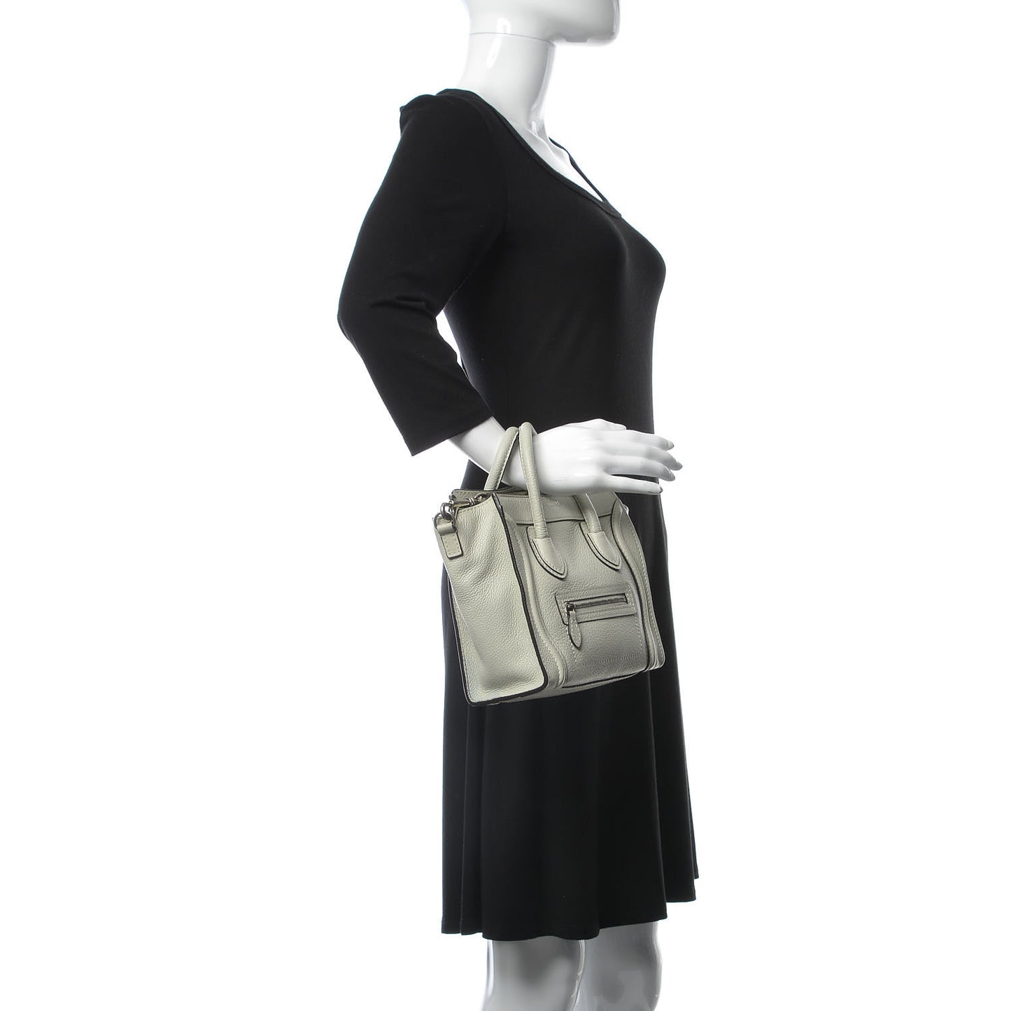 Drummed Calfskin Nano Luggage Lune