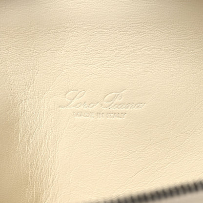 Loro Piana Grained Calfskin L19 Extra Pocket Pouch Whisper White 5 of 7