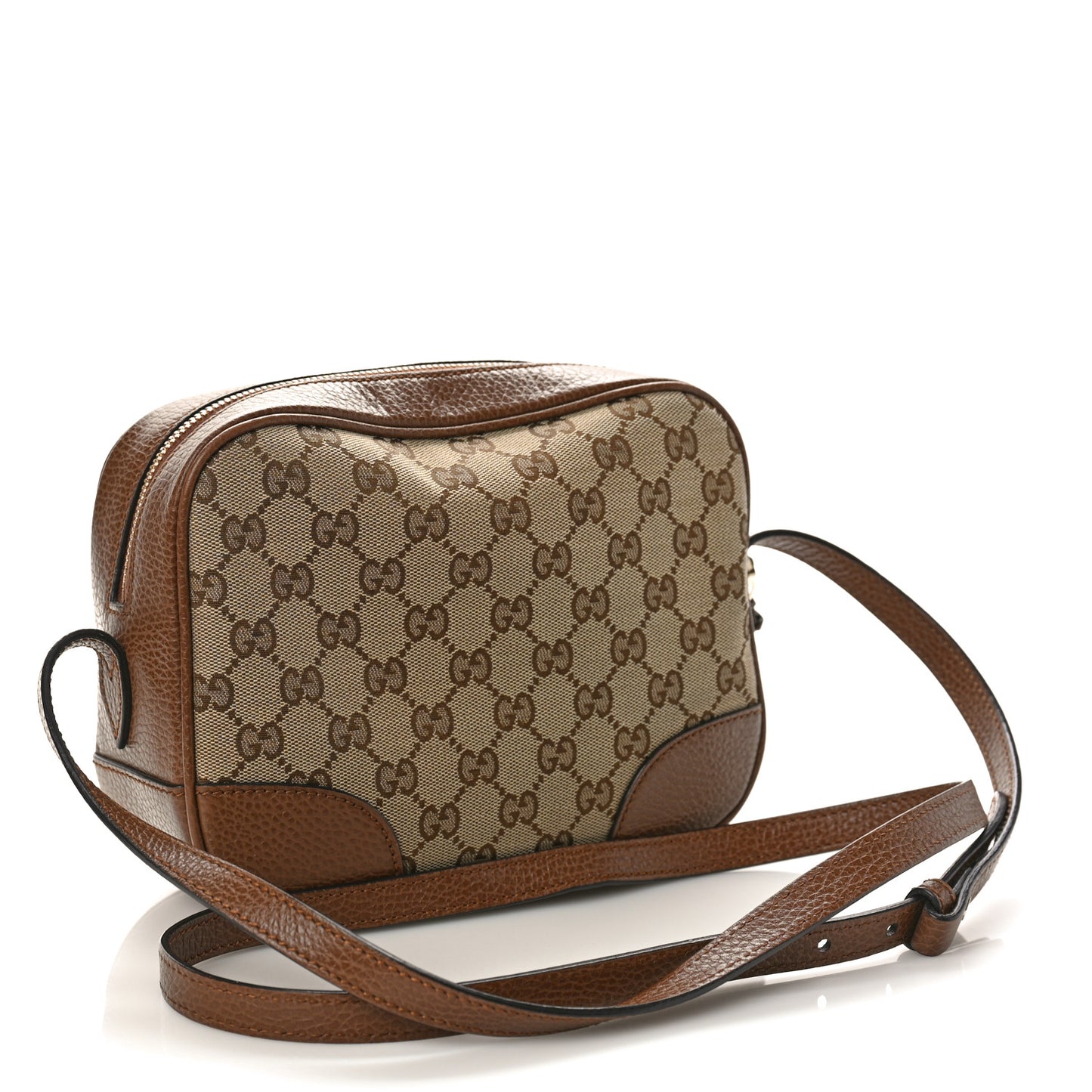 Monogram Mini Bree Messenger Bag Beige Tabacco