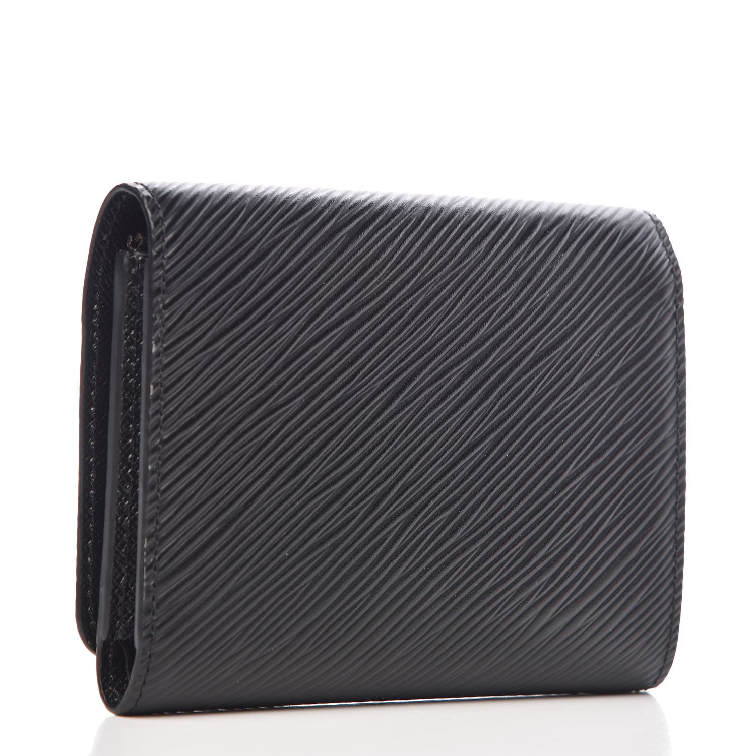 Louis Vuitton Epi Twist Compact Wallet Black 3 of 8