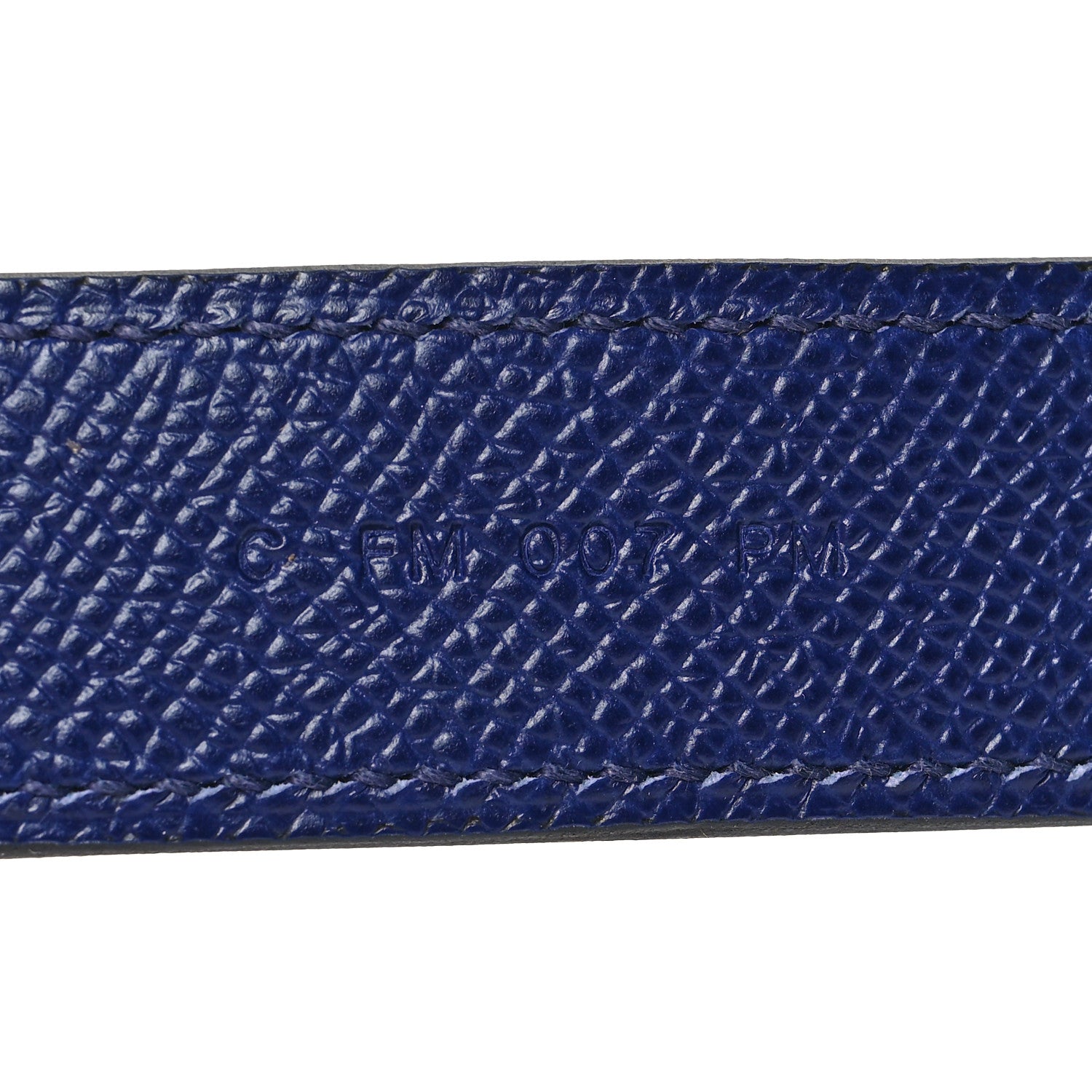 Hermes Epsom 25mm Tressage Shoulder Strap Bleu Indigo Noir Terre Battue 5 of 5