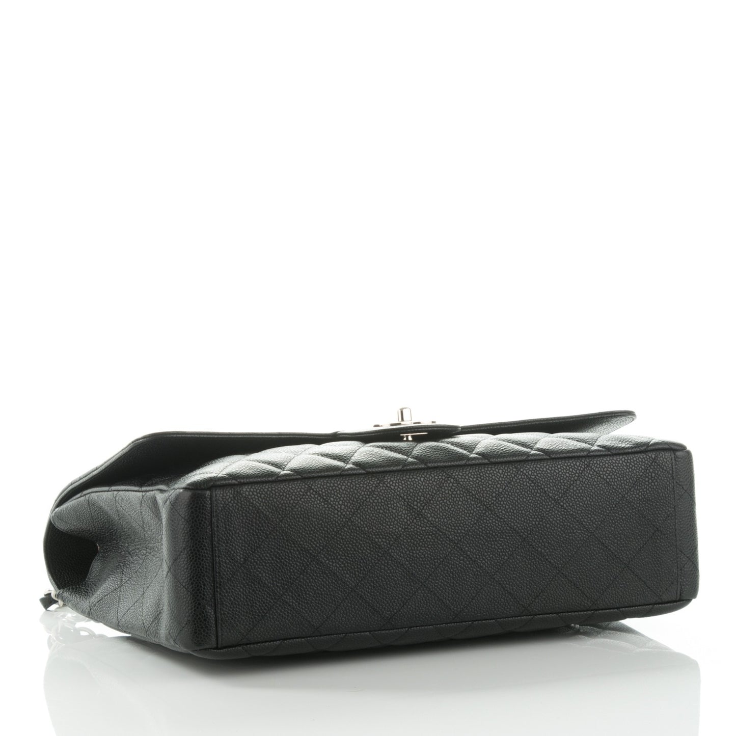 Caviar Quilted Maxi Single Flap Black