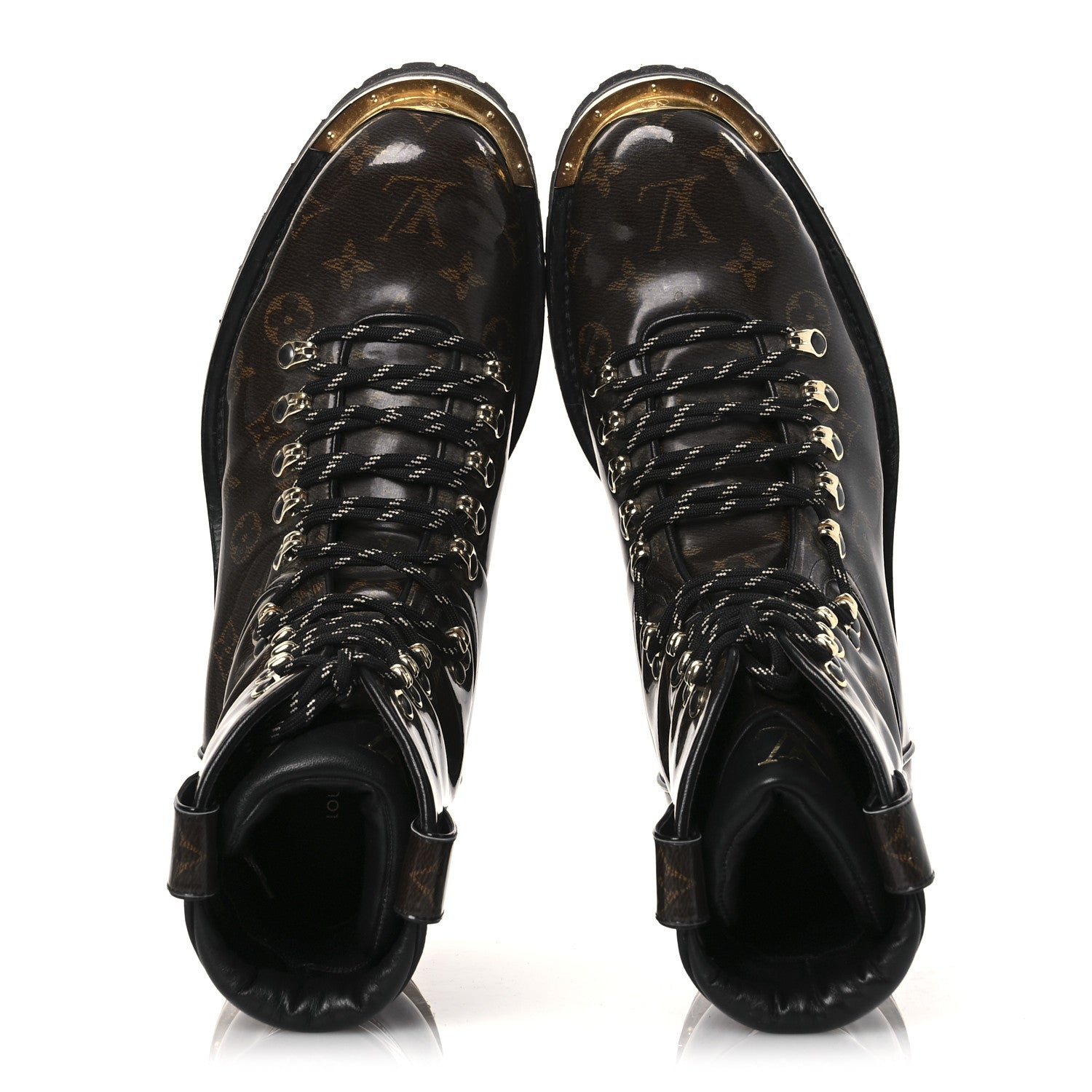 Louis Vuitton Monogram Glaze Mens Outland Ankle Boots 9 Ebene 2 of 12