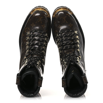 Louis Vuitton Monogram Glaze Mens Outland Ankle Boots 9 Ebene 2 of 12