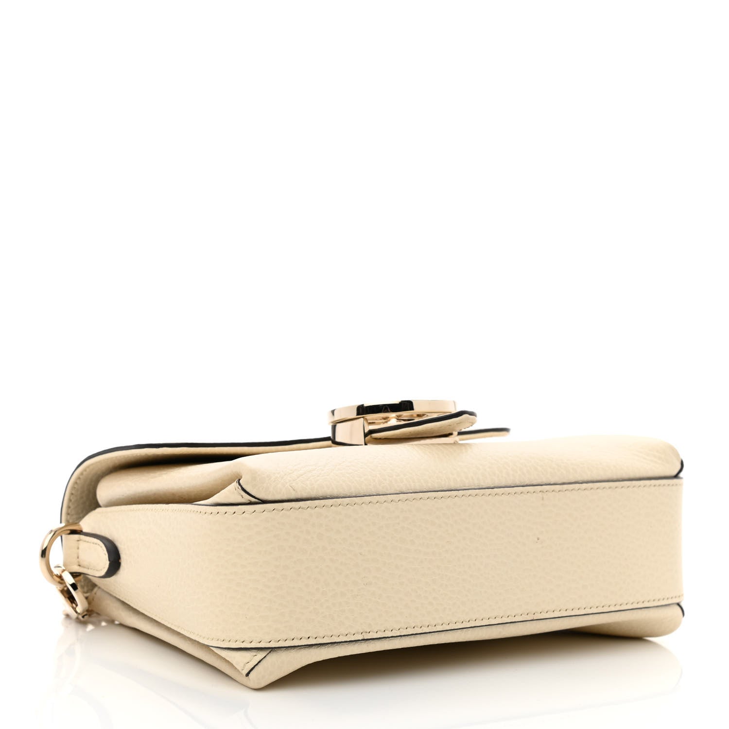 Gucci Dollar Calfskin Interlocking G Crossbody Bag Mystic White 4 of 10