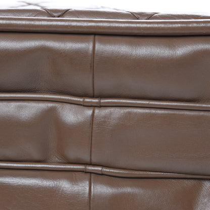 Chanel Iridescent Calfskin Quilted Relax CC Camera Case Brown 10 of 18