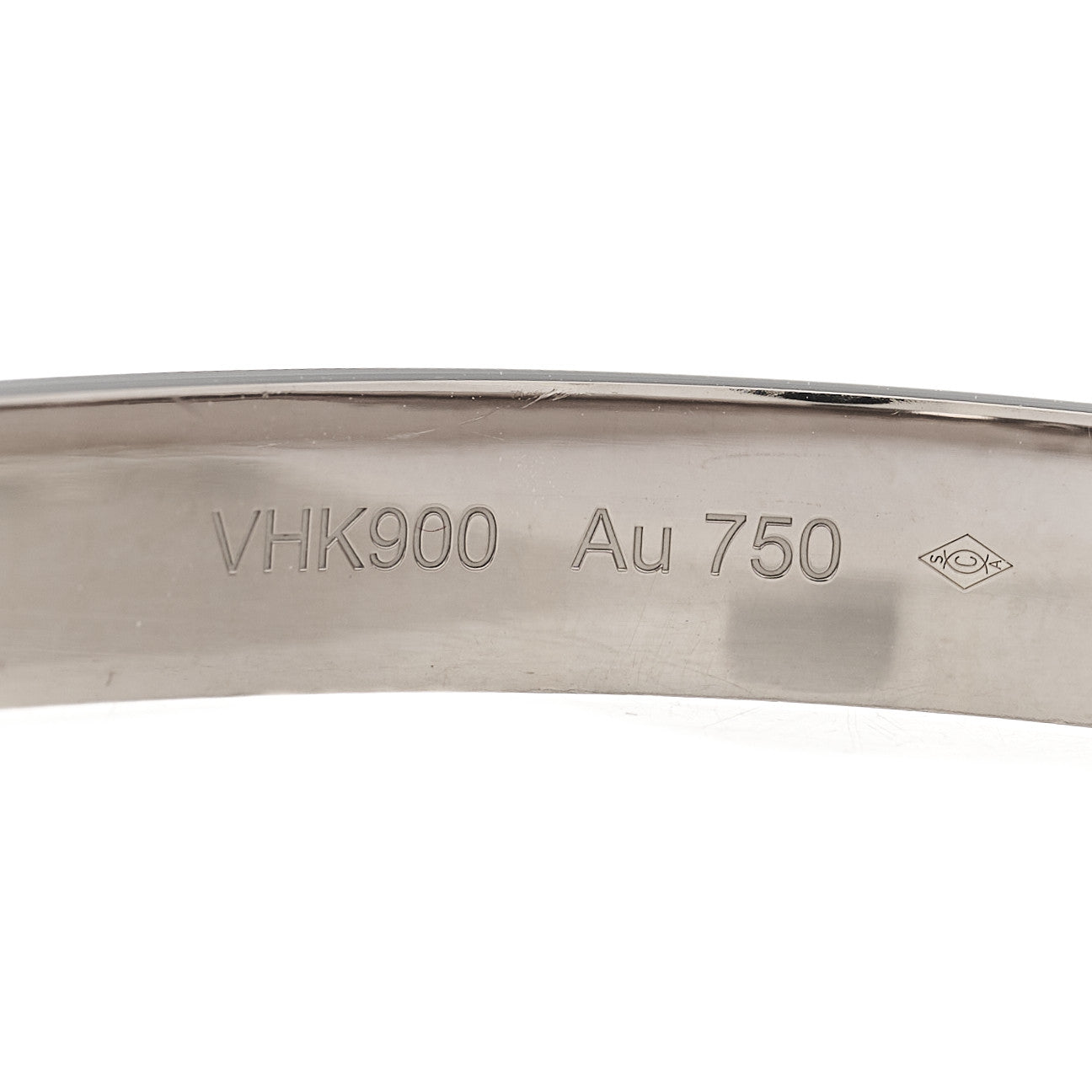 Cartier 18K White Gold LOVE Bracelet 15 5 of 9