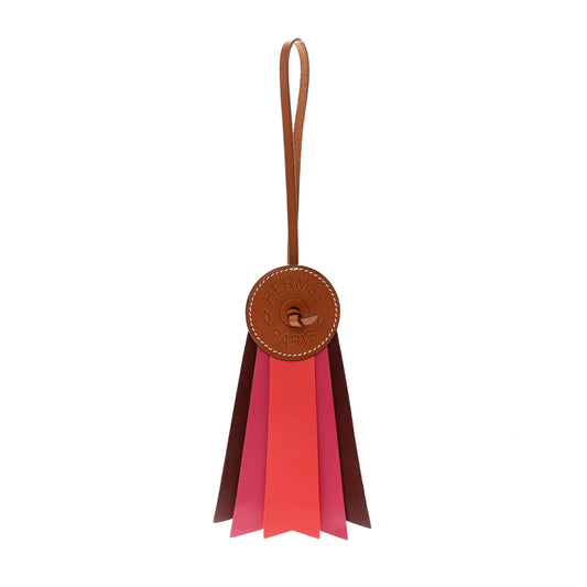 Vache Hunter Milo Lambskin Paddock Flot Bag Charm Rose Shocking Rouge H Rose Jaipur