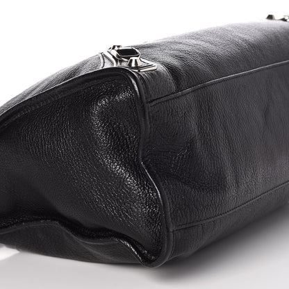 Balenciaga Chevre Silver Metallic Edge Hardware City Black 9 of 10
