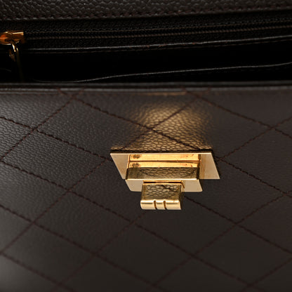 Chanel Caviar Quilted Small Kelly Flap Brown 10 of 10