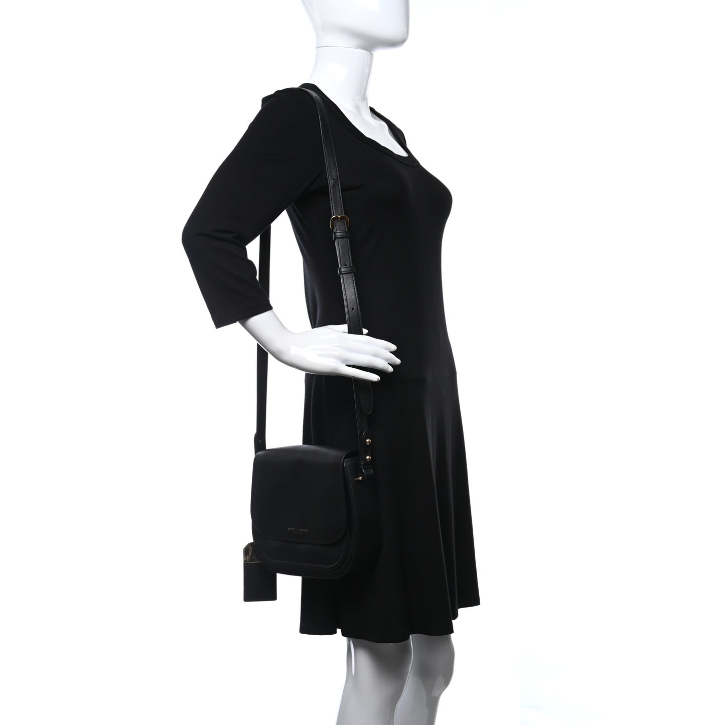 Calfskin Mini Rider Crossbody Black