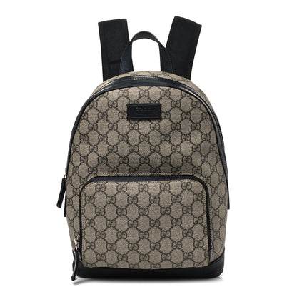 Gucci GG Supreme Monogram Small Eden Day Backpack Black 1 of 11