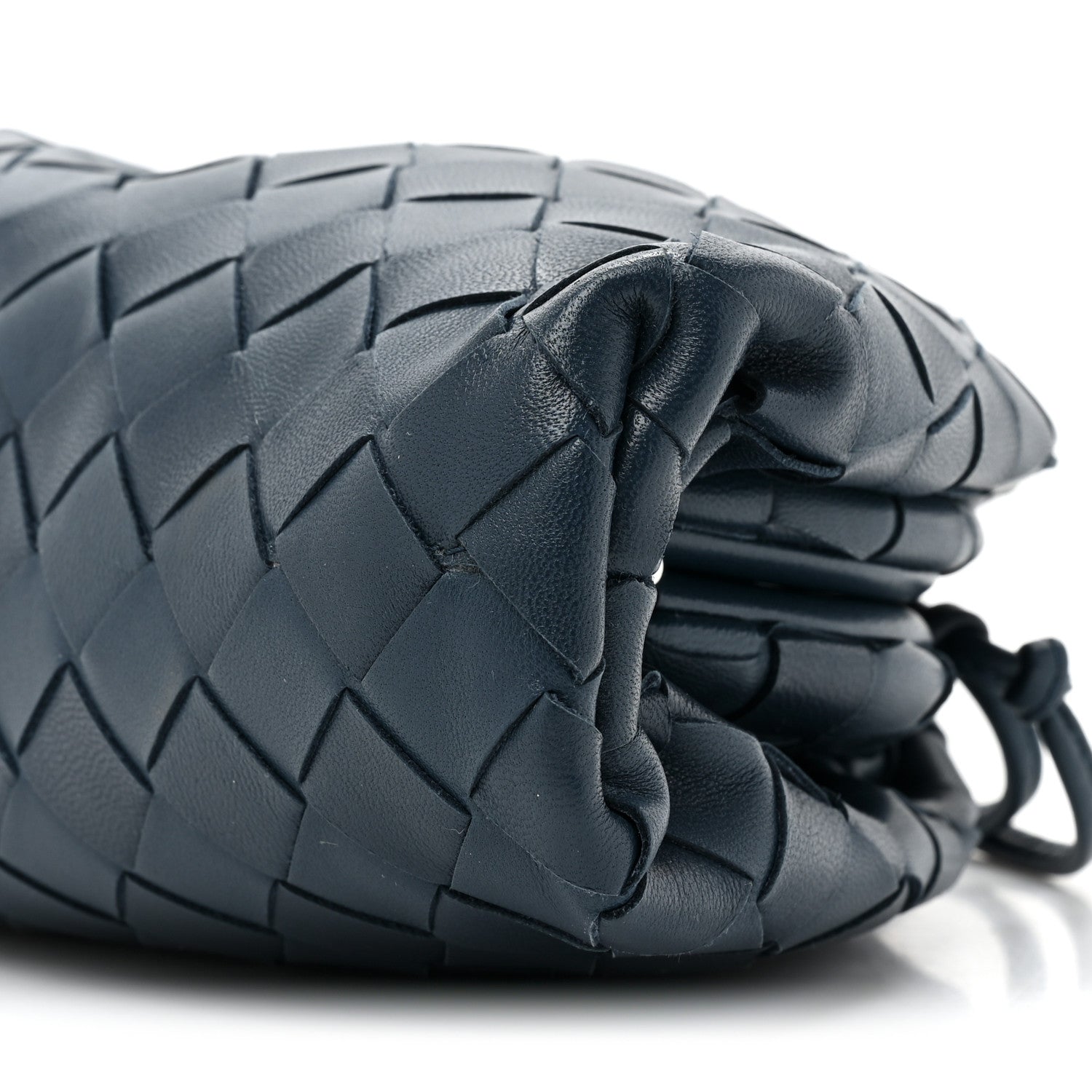 Bottega Veneta Nappa Intrecciato The Mini Pouch Deep Blue 7 of 8