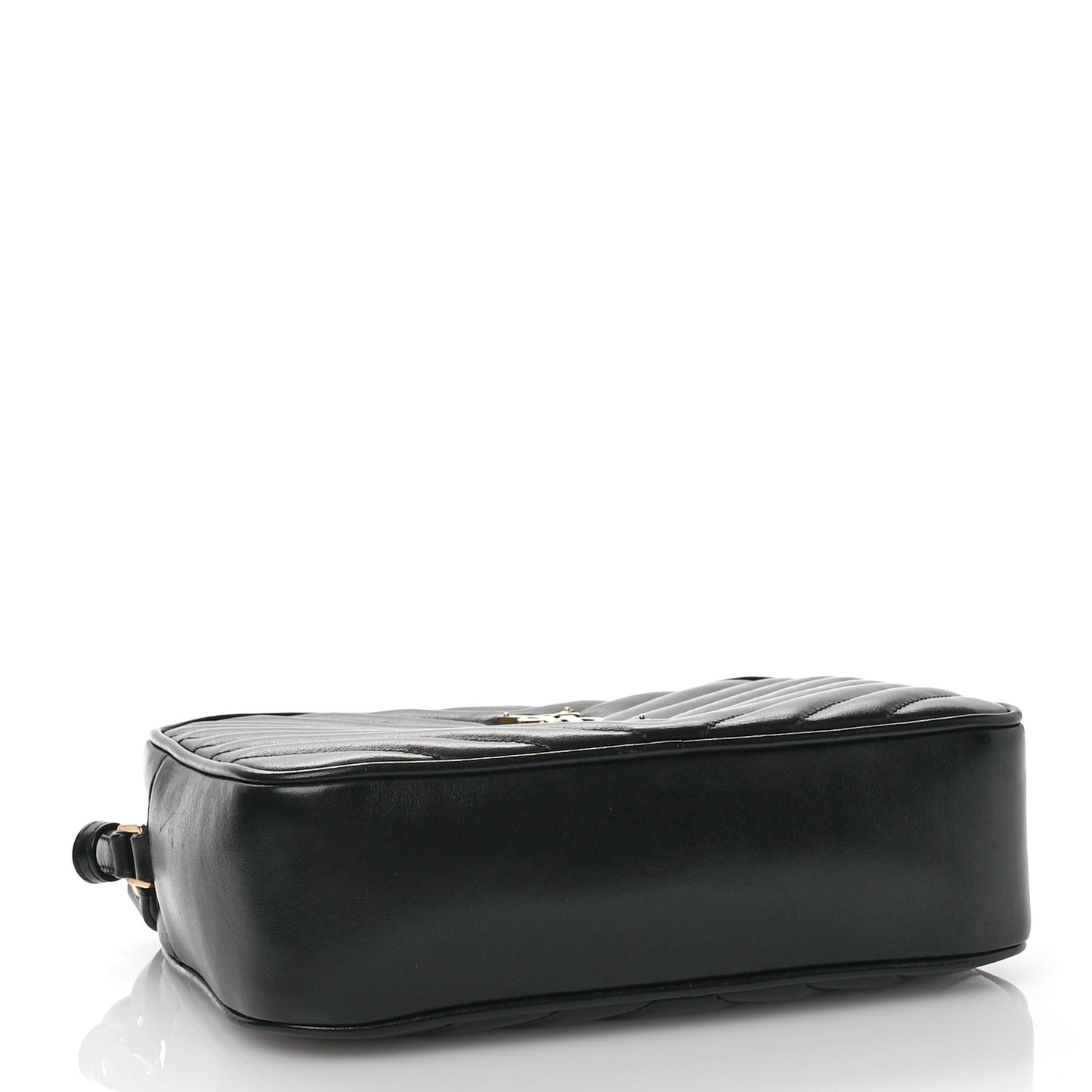 Calfskin Matelasse Monogram Lou Camera Bag Black