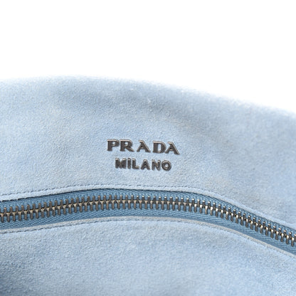 Prada Glace Calf Etiquette Flap Black Astrale 6 of 14