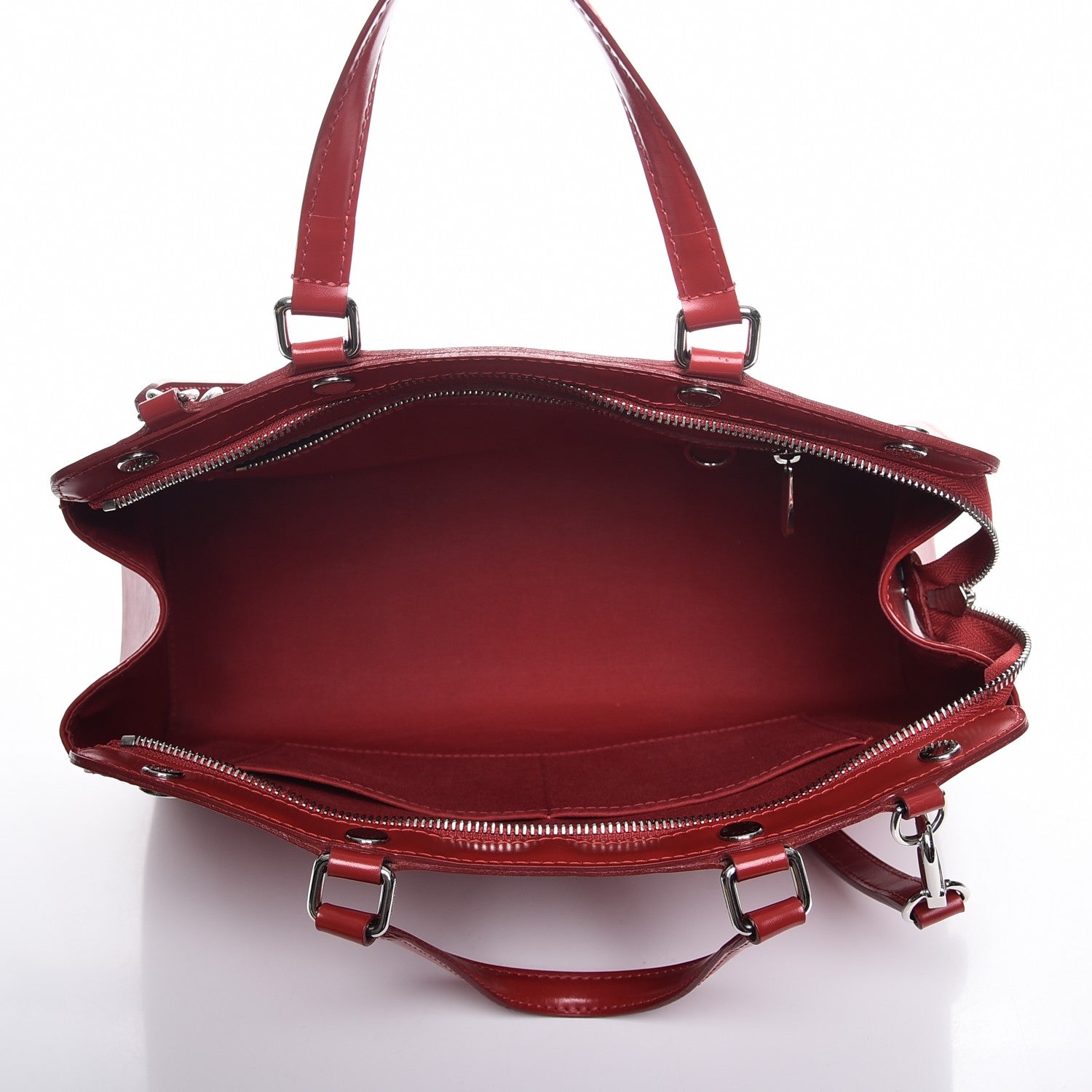 Louis Vuitton Epi Brea MM Carmine 6 of 12