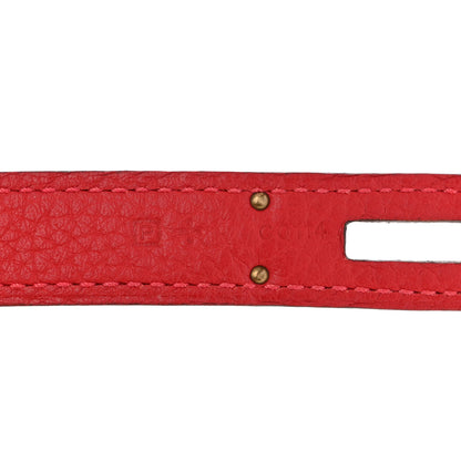 Hermes Taurillon Clemence Birkin 35 Rouge Casaque 7 of 12