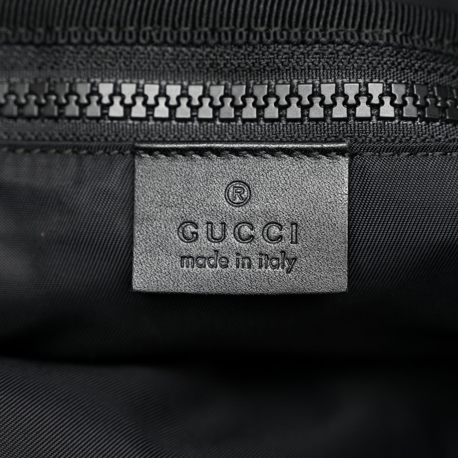 Gucci Techno Canvas Web L'Aveugle Par Amour Embroidered Double Buckle Backpack Black 6 of 11