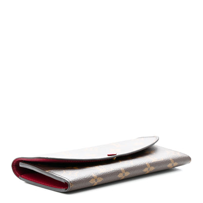 Louis Vuitton Monogram Emilie Wallet Fuchsia 4 of 14