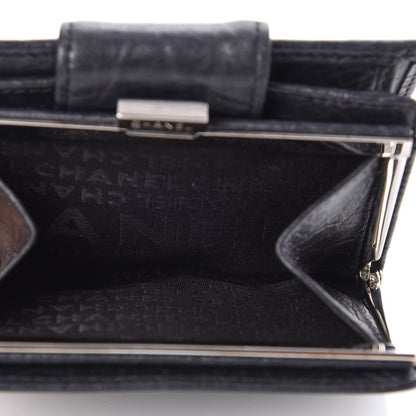 Chanel Calfskin Quilted Cambon Bi-Fold Wallet Black 6 of 9